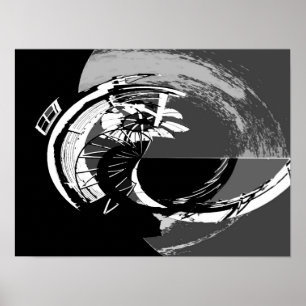 POSTER WINDMILL ABSTRAIT 2