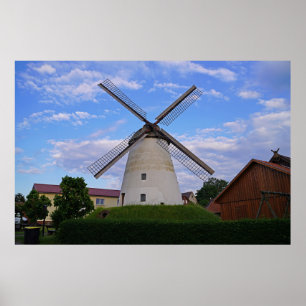 Poster Windmühle Holzhausen