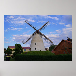 Poster Windmühle Holzhausen