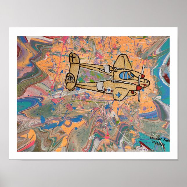 Poster Wings of Gold Open Edition (Devant)