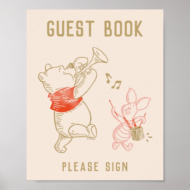 Poster Winnie le Baby shower d'hiver de Pooh et Pals (Devant)