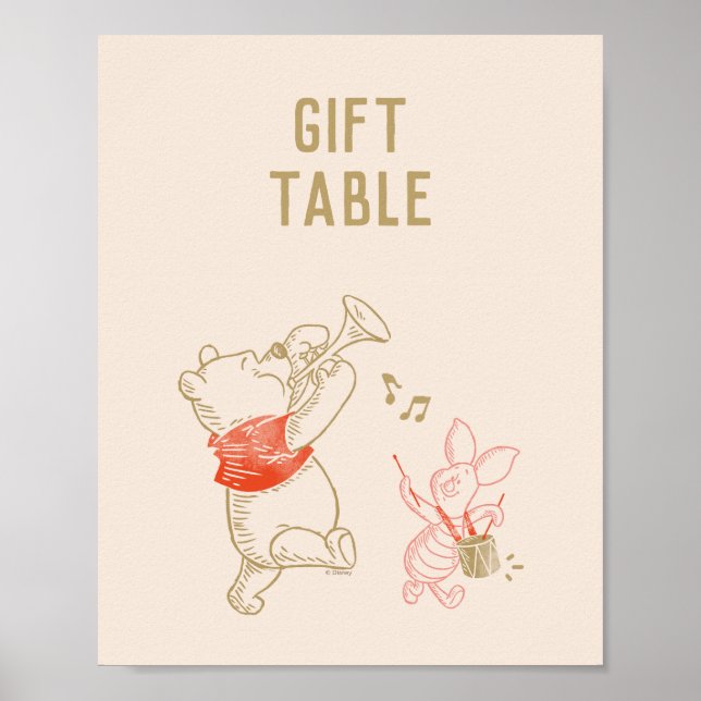 Poster Winnie le Baby shower d'hiver de Pooh et Pals (Devant)