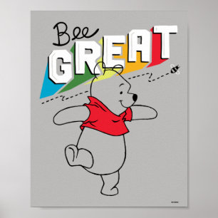 Poster Winnie l'Ooh   Abeille grande
