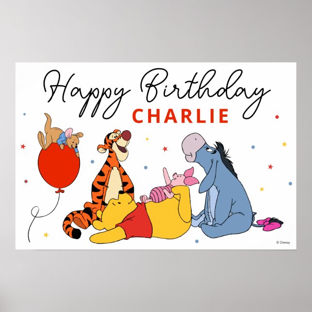 Poster Winnie l'Ooh - One | Premier anniversaire (Devant)