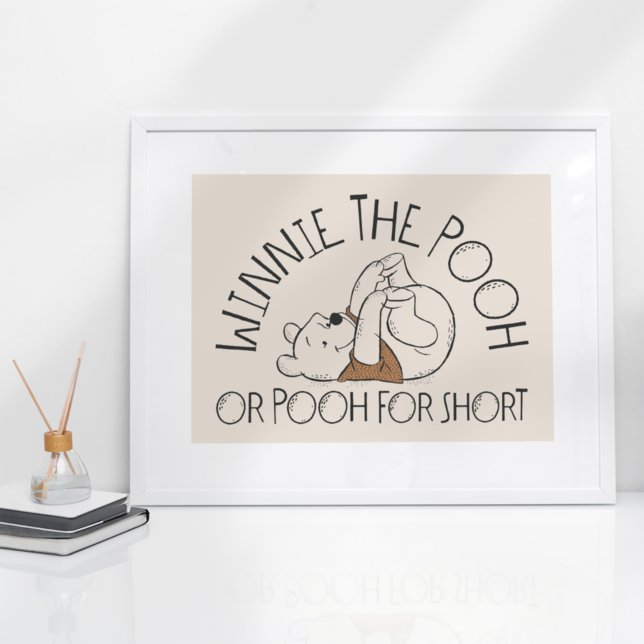 Poster Winnie l'Ooh ou l'Ooh pour Short (Créateur téléchargé)