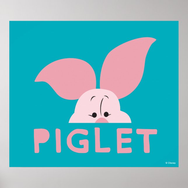 Poster Winnie l'Ooh | Piglet Peek-a-Boo (Devant)