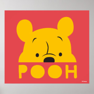 Poster Winnie l'Ooh Pooh à poitrine