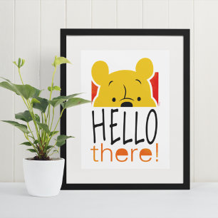 Poster Winnie l'ourson Bonjour !