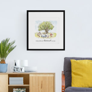 Poster Winnie l'ourson   Certains chemins sont destinés à