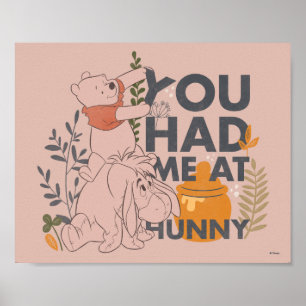 Poster Winnie l'Ourson et l'Eeyore   Vous m'avez eu chez 