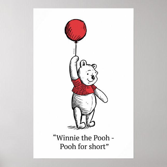 Poster Winnie l'ourson pour court (Devant)