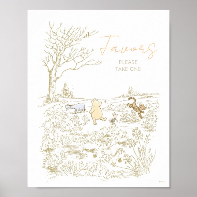 Poster Winnie the Pooh 100 Acre Wood (Devant)