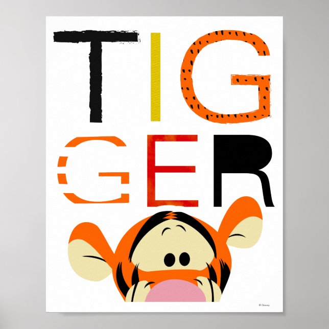 Poster Winnie the Pooh - Tigger Editorial (Devant)