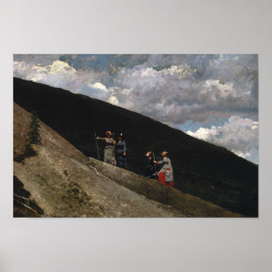 Poster Winslow Homer - Dans les montagnes