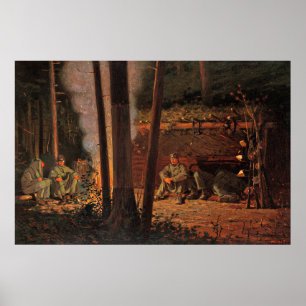 Poster Winslow Homer - Devant Yorktown,