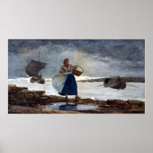 Poster Winslow Homer Inside the Bar