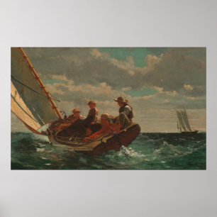 Poster Winslow Homer passant en coup de vent