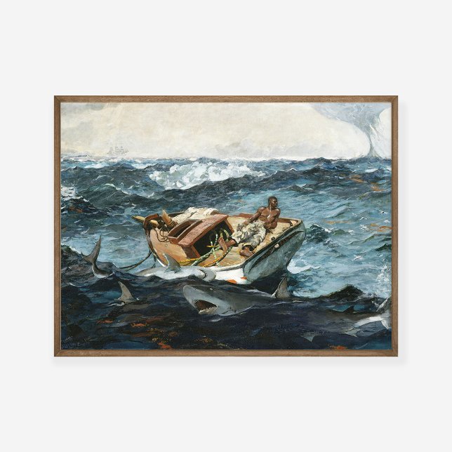 Poster Winslow Homer The Gulf Stream Peinture Art Imprime (Créateur téléchargé)