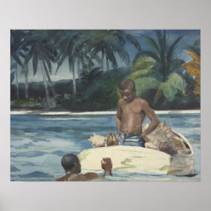 Poster Winslow Homer - West India Divers