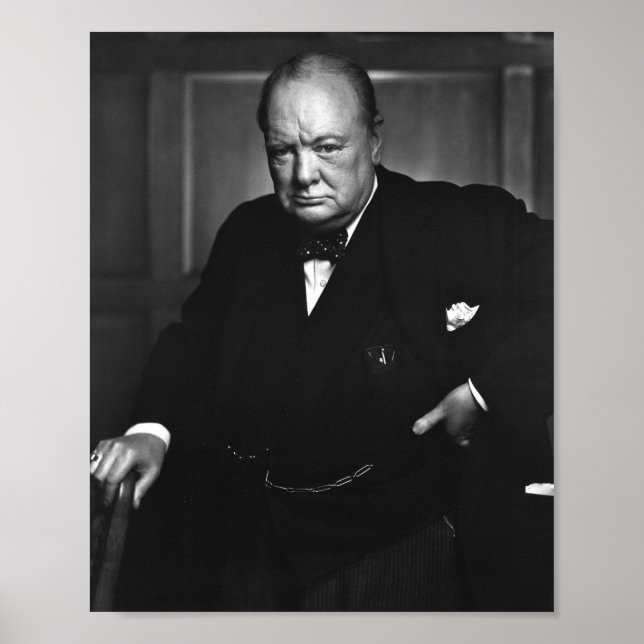 Poster Winston Churchill (Devant)