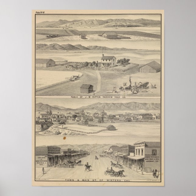 Poster Winters Dutton ranch (Devant)