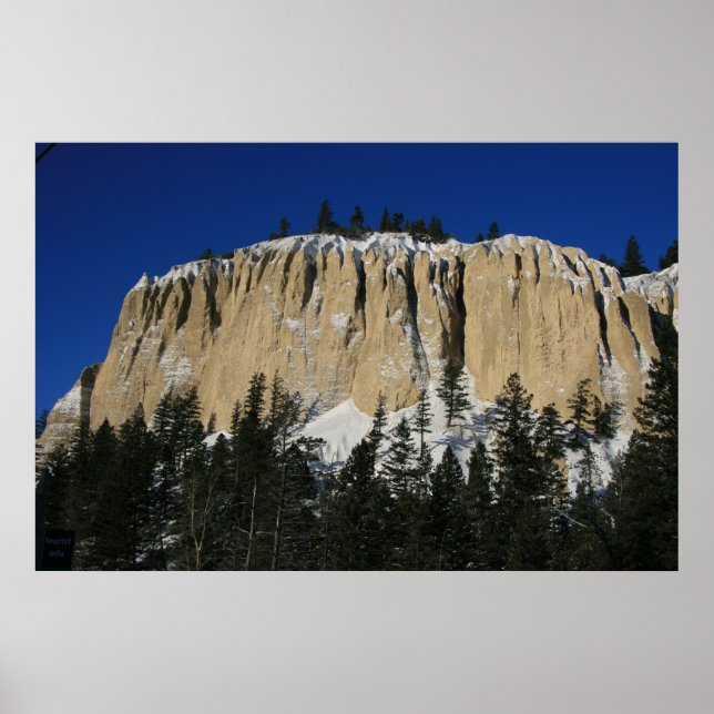 Poster Wintery Hoodoos (Devant)