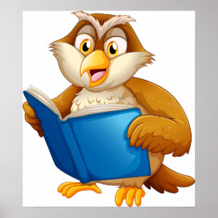 Poster Wise Old Owl