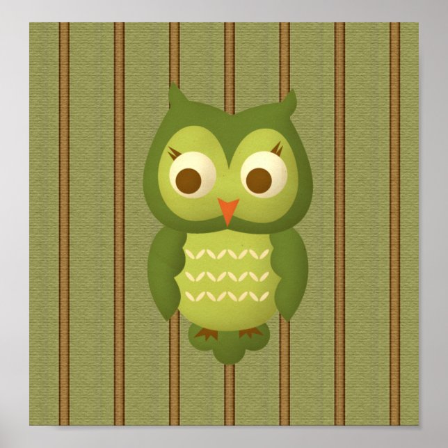 Poster Wise Owl (Devant)