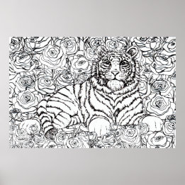 Poster Wise Tiger