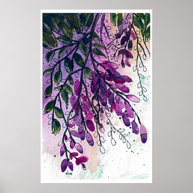 Poster Wisteria (Devant)