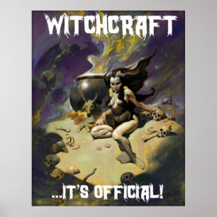 Poster WITCHCRAFT C'est officiel ! Art par Mike Hoffman