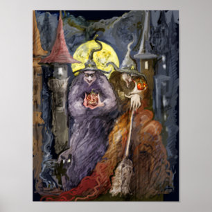Poster * Witchs superbes de Halloween *