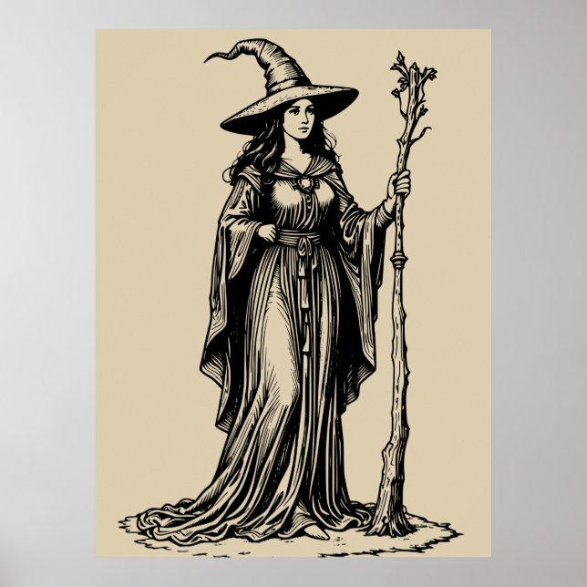 Poster Witchy Woman (Devant)