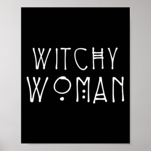 Poster Witchy Woman Witch Wiccan Et Pagan Cadeaux Hallowe