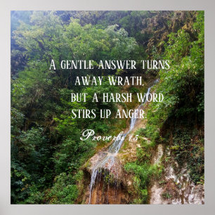 Poster with a bible verse