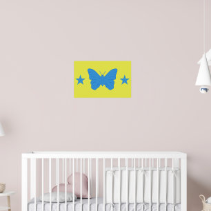 Poster with Flag of Bady Bassitt, Brazil