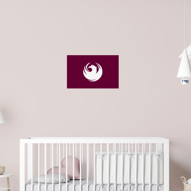 Poster with Flag of Phoenix, Arizona (Nursery 2)