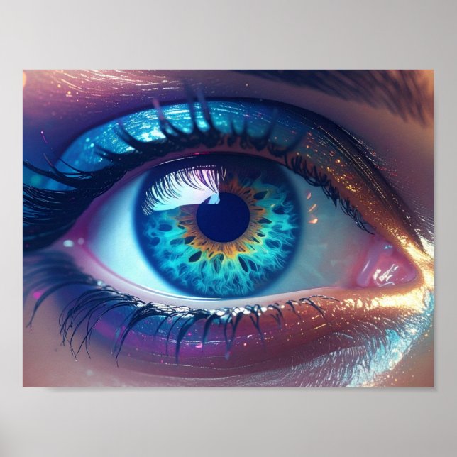 Poster with Loving Eye of Deep Wisdom (Front)