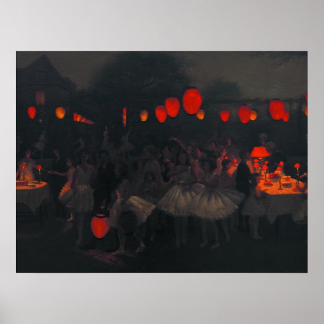 Poster with Thomas Cooper Gotch Painting (Front)