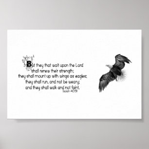 Poster With wings as eagles