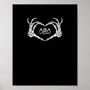 Poster Wizard Classic - Skeleton Hands Heart