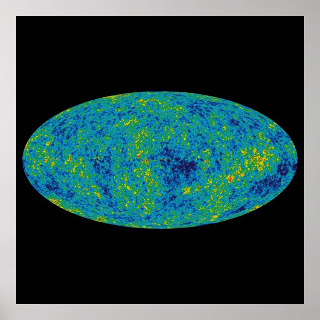 Poster WMAP Universe Wilkinson Microwave Anisotropie Prob (Devant)