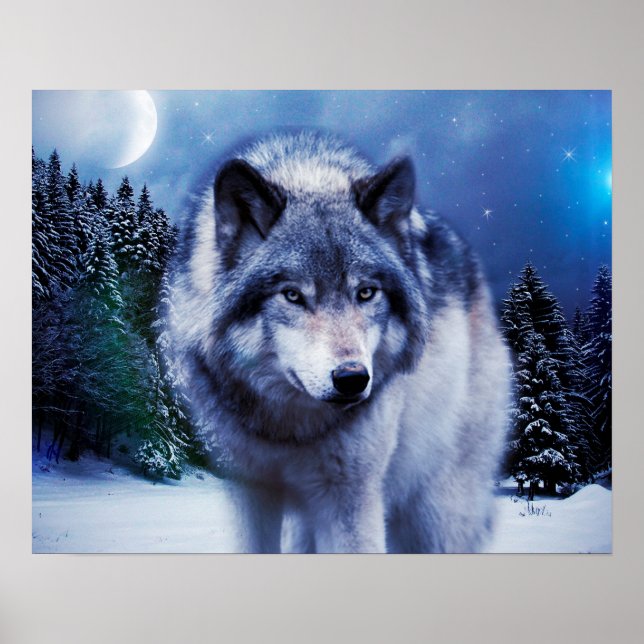 Poster Wolf (Devant)