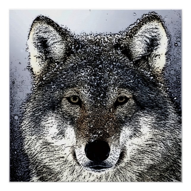 Poster Wolf Eyes (Devant)