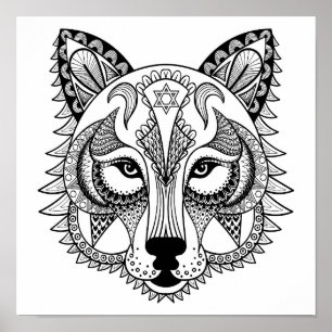Poster Wolf inspiré