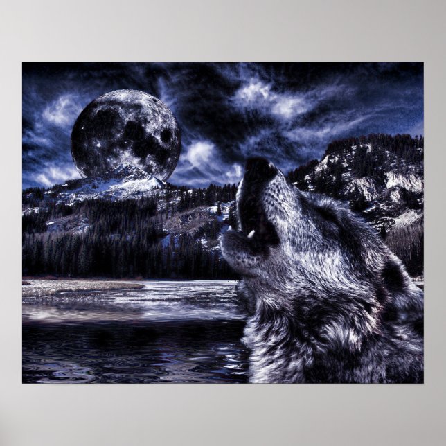 Poster Wolf Moon (Devant)