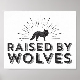 Poster Wolf Wall Art pour les infirmières et les chambres