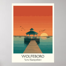 Wolfeboro New Hampshire Lake Sunset