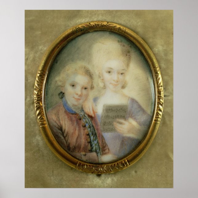 Poster Wolfgang Amadeus Mozart et sa soeur (Devant)