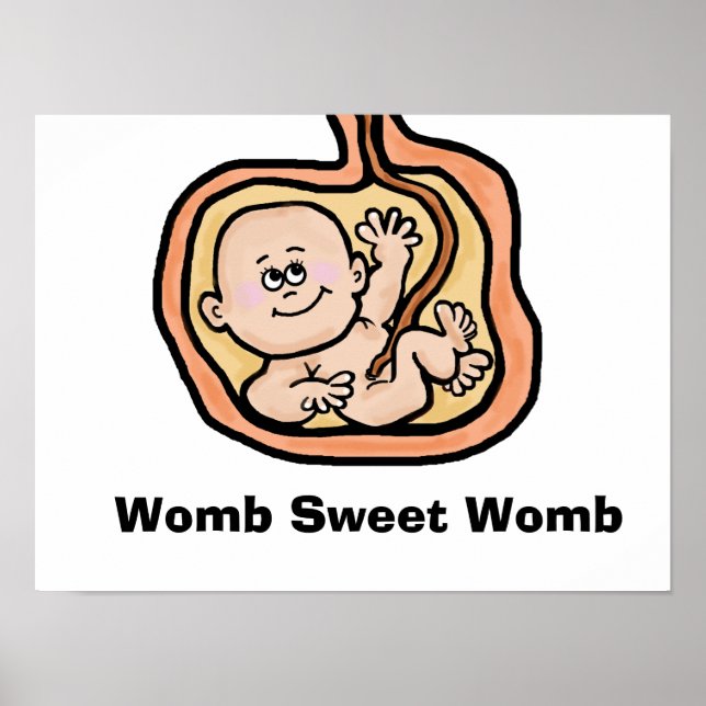 Poster Womb Sweet Womb (Devant)